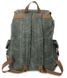 Текстильный зелёный рюкзак Vintage 20056