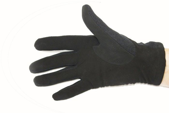 Комбіновані жіночі рукавички замша і кашемір Shust Gloves 516 купити недорого в Ти Купи