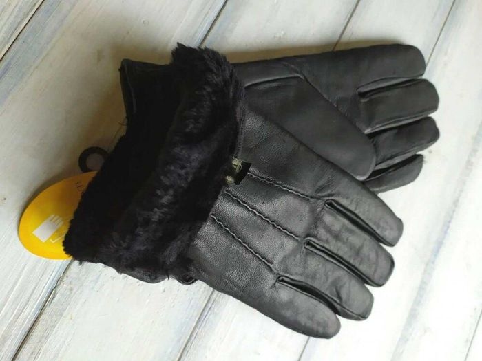 Перчатки мужские чёрные кожаные Shust Gloves 335s1 S купить недорого в Ты Купи