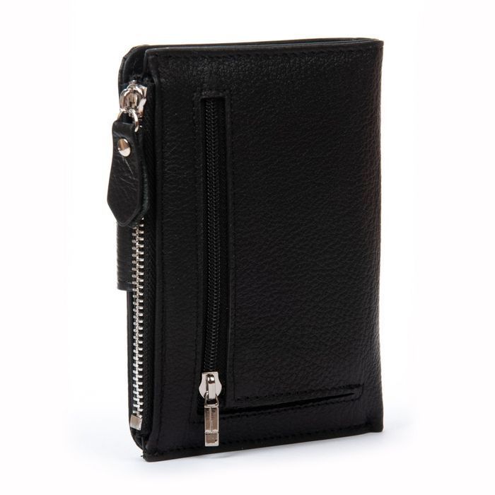 Женский кожаный кошелек Classik DR. BOND WN-23-17 black купить недорого в Ты Купи