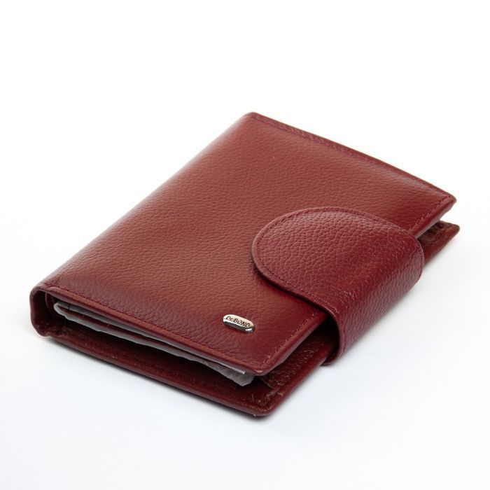 Женский кожаный кошелек Bright DR. BOND WS-36 wine red купить недорого в Ты Купи