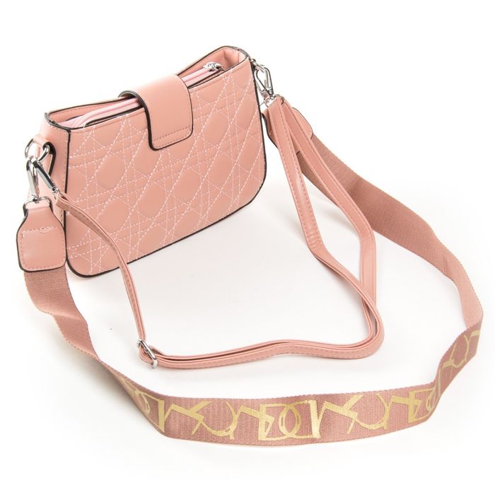 Женская сумочка из кожезаменителя FASHION 04-02 2801 pink купить недорого в Ты Купи
