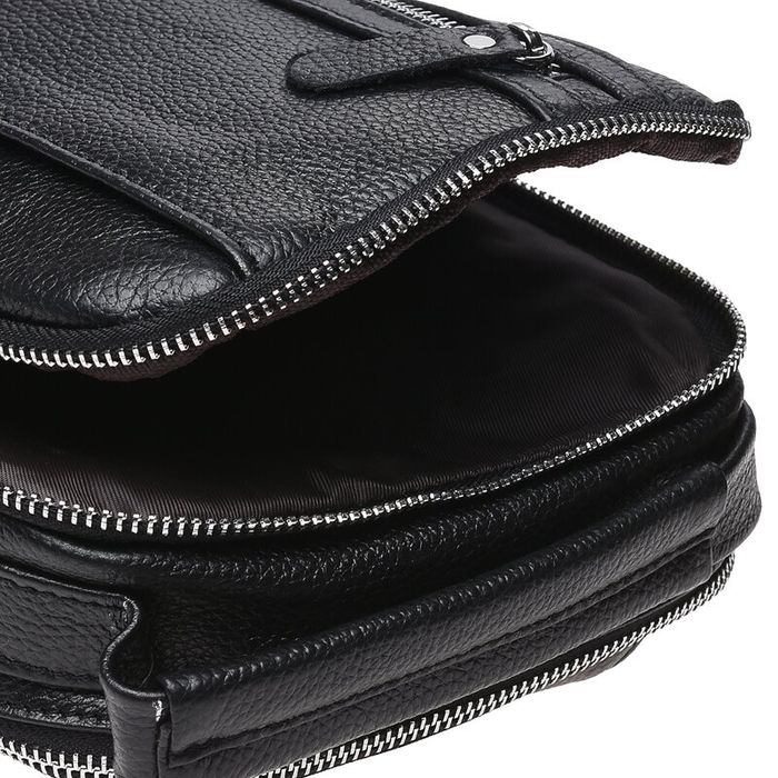 Чоловік рюкзак шкіряний Keizer K18693-black купити недорого в Ти Купи