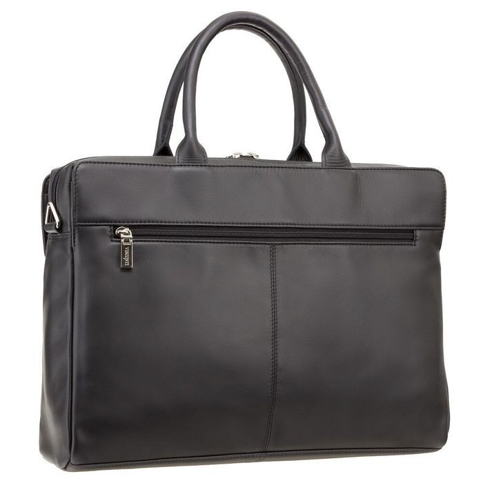 Кожаная сумка Visconti 18427 Ollie (L) (Black) купить недорого в Ты Купи