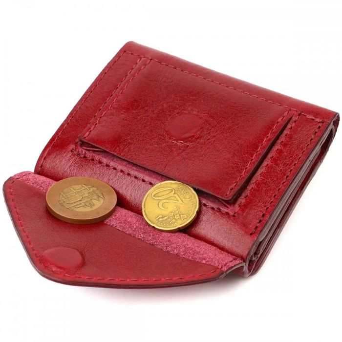 Кожаный женский кошелек ручной работы GRANDE PELLE 16788 купить недорого в Ты Купи