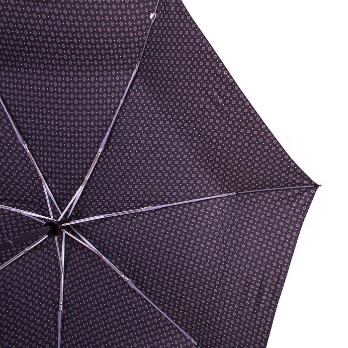 Черный мужской зонт автомат с узором HAPPY RAIN купить недорого в Ты Купи