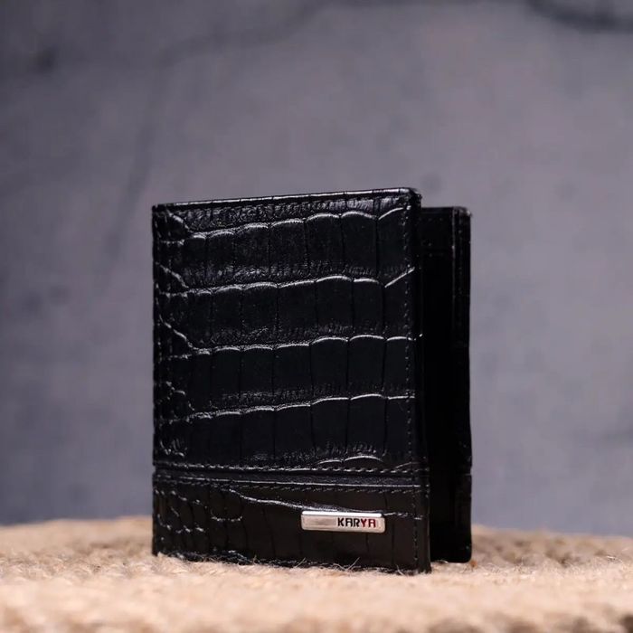 Чоловічий шкіряний гаманець Karya 21325 купити недорого в Ти Купи