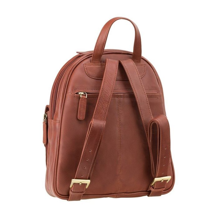 Женский кожаный коричневый рюкзак Visconti 01433 Gina (Brown) купить недорого в Ты Купи