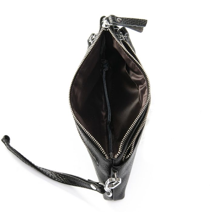 Жіноча шкіряна косметичка Cosmetic bag A-00276-1 black купити недорого в Ти Купи