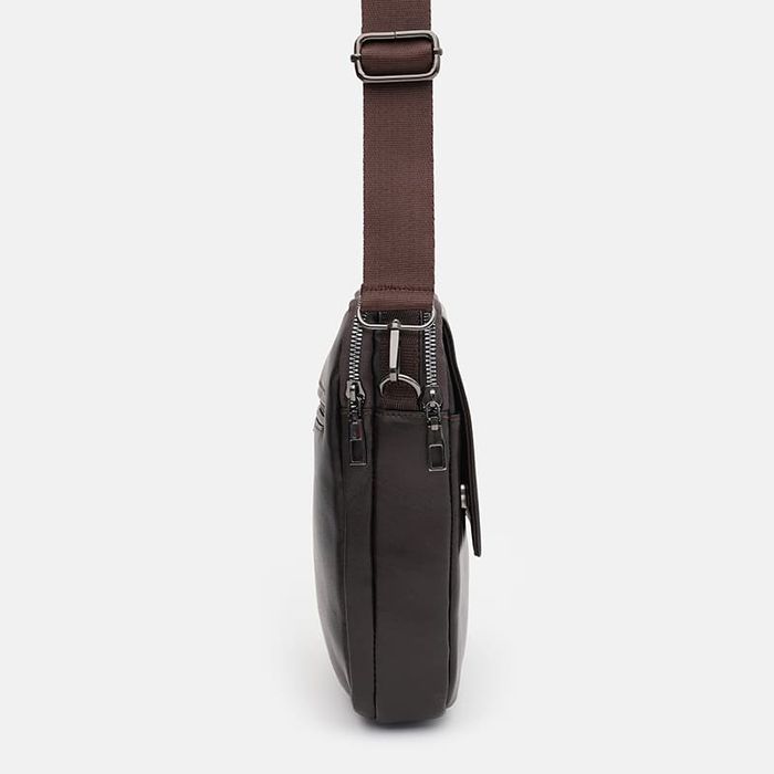 Мужская кожаная сумка Ricco Grande T1tr0044br-brown купить недорого в Ты Купи