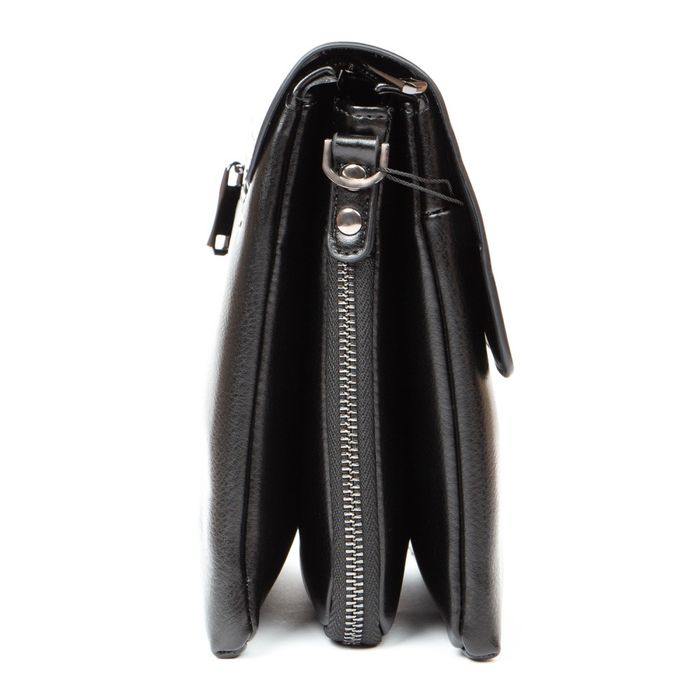 Мужская сумка через плечо из кожзама DR. BOND 525-1 black купить недорого в Ты Купи