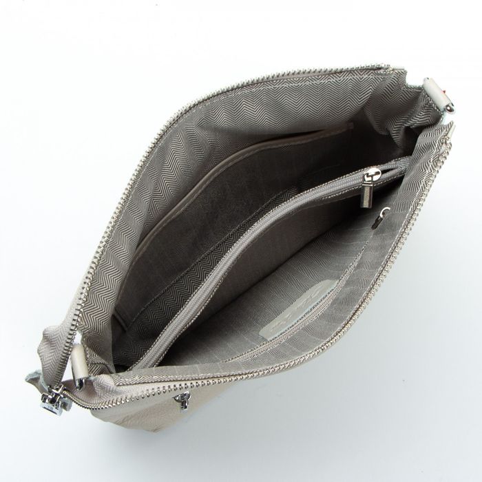 Жіноча шкіряна сумка ALEX RAI 2030-9 white-grey купити недорого в Ти Купи