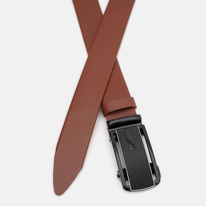 Чоловічий шкіряний ремінь Borsa Leather 125v1genav39-light brown купити недорого в Ти Купи