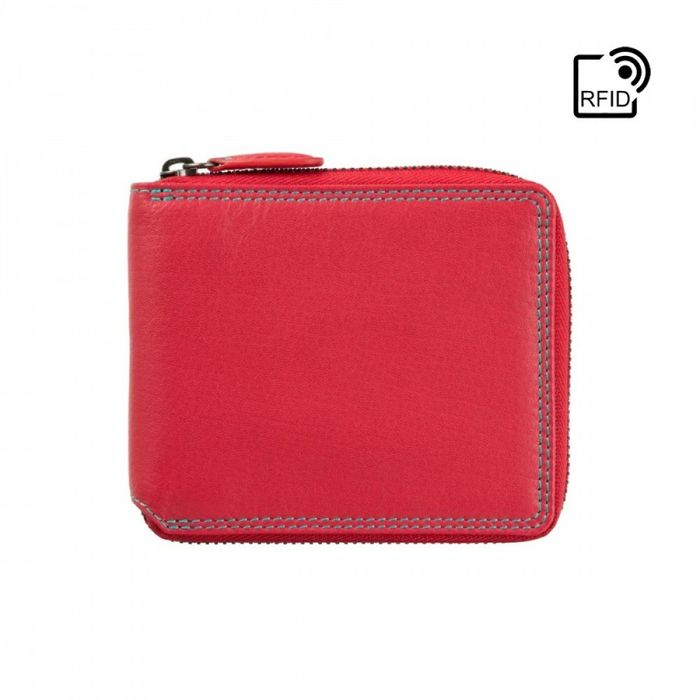Жіночий шкіряний гаманець із RFID захистом Visconti SP29 Picasso (Red Hawaii) купити недорого в Ти Купи