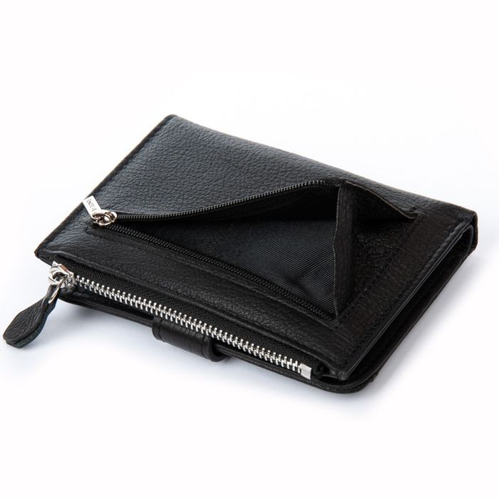Женский кожаный кошелек Classik DR. BOND WN-23-17 black купить недорого в Ты Купи