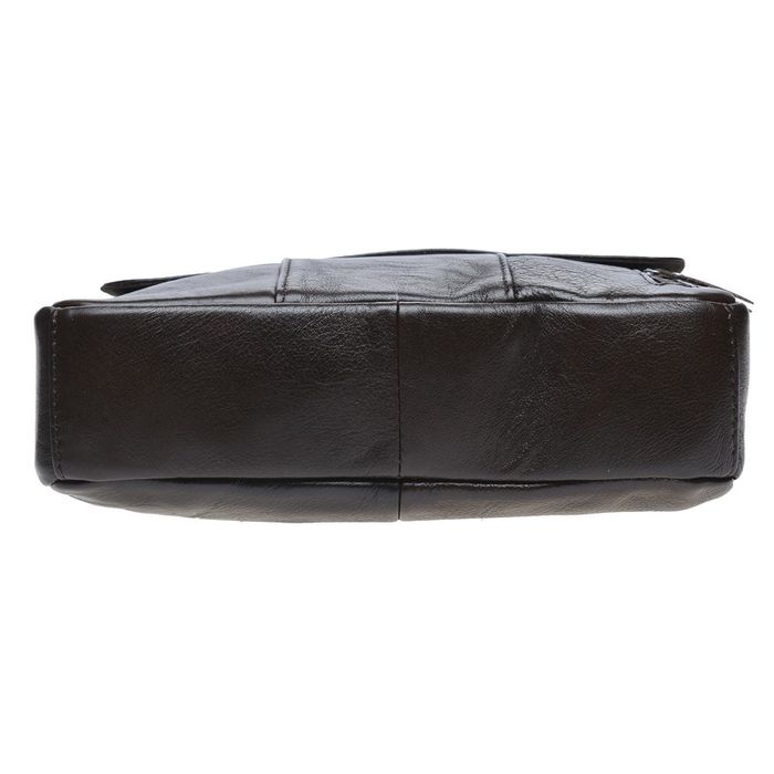Мужская кожаная сумка Borsa Leather K18863-brown купить недорого в Ты Купи