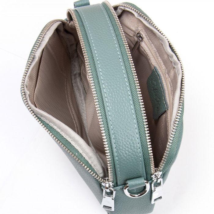 Жіноча шкіряна сумка класична ALEX RAI 99109 L-green купити недорого в Ти Купи