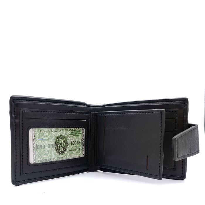 Чоловічий гаманець зі шкірозамінника Bovi's FM-0607b купити недорого в Ти Купи