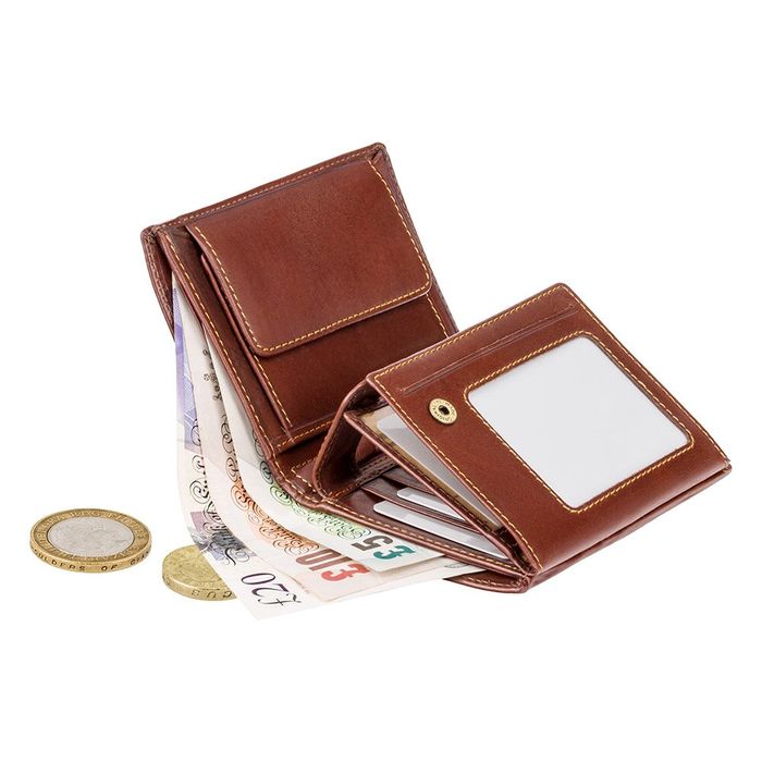 Бумажник Visconti MILAN MZ-3 коричневый купить недорого в Ты Купи