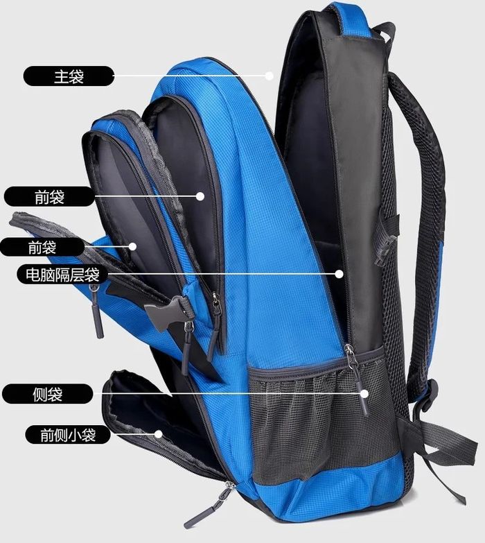 Блакитний спортивний рюкзак zmd804-3 купити недорого в Ти Купи