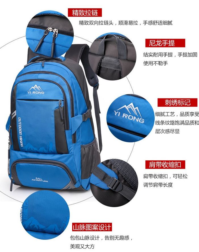 Блакитний спортивний рюкзак zmd804-3 купити недорого в Ти Купи