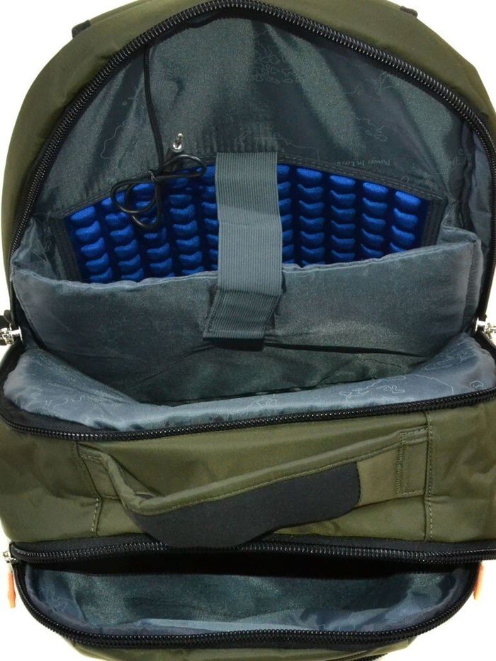 Смарт-рюкзак з USB для ноутбука Power In Eavas 5143 green купити недорого в Ти Купи