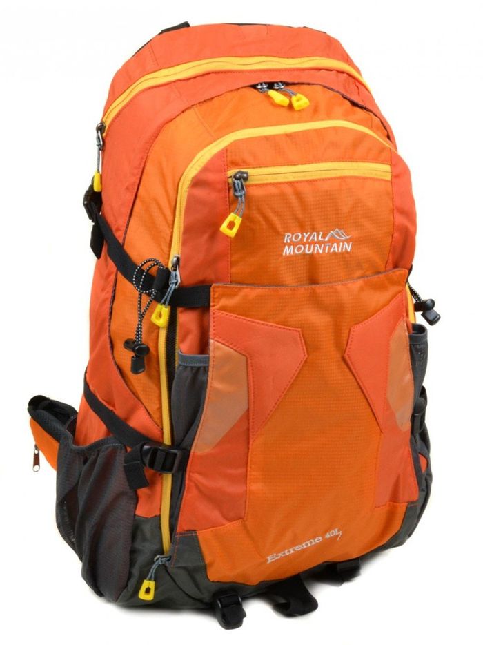 Помаранчевий туристичний рюкзак з нейлону Royal Mountain 8323 yellow купити недорого в Ти Купи