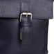 Кожаная мужская сумка-планшет синяя ETERNO