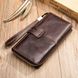 Мужской коричневый кошелёк из натуральной кожи Vintage 20236