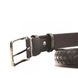 Мужской кожаный чёрный ремень Lazar L30S1W16