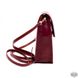 Жіноча шкіряна червоно-коричнева сумка Valenta ВЕ61582010