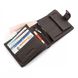 Чоловічий шкіряний гаманець ST Leather 18347 (ST153) Темно-коричневий