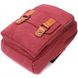 Чоловічий рюкзак з тканини Vintage 22164, Бордовый
