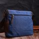 Чоловіча сумка через плече для ноутбука 13" Vintage 22203, Синій