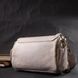 Молодіжна жіноча шкіряна сумка через плече Vintage 22404, Білий