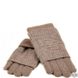 Перчатки женские вязаные K-53 светло-коричневые купить недорого в Ты Купи
