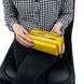 Английский женский кожаный кошелек Ashwood J54 AURORA (Желтый)
