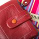 Жіночий шкіряний гаманець Rainbow DR. BOND WRN-1 red