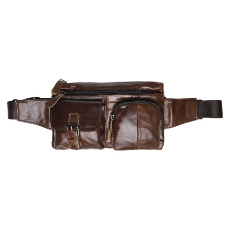 Чоловіча шкіряна сумка Keizer k1886-brown купити недорого в Ти Купи