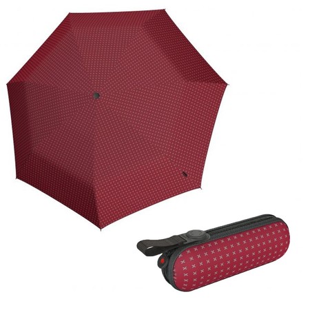 Зонт механический Knirps X1 Manual 2Cross Red Ecorepel Kn95 6010 8482 купить недорого в Ты Купи