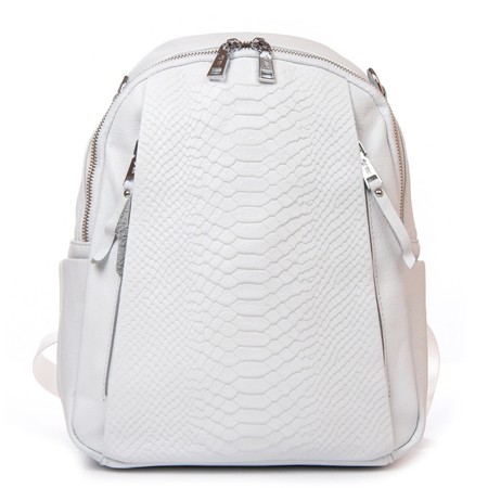 Жіночий рюкзак шкіряний ALEX RAI 8907-9 white купити недорого в Ти Купи