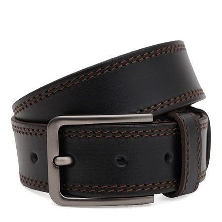 Мужской кожаный ремень Borsa Leather 115v1fx99-black купить недорого в Ты Купи