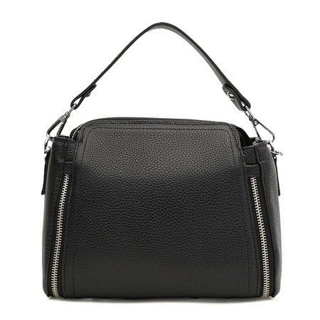 Сумка жіноча Borsa Leather K10018bl-black купити недорого в Ти Купи