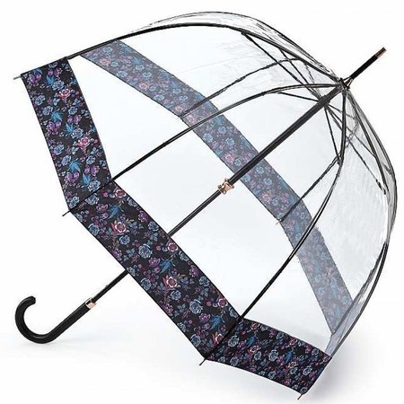 Жіноча механічна парасолька-тростина Fulton Birdcage-2 Luxe L866 Luminous Floral (Сяючі квіти) купити недорого в Ти Купи