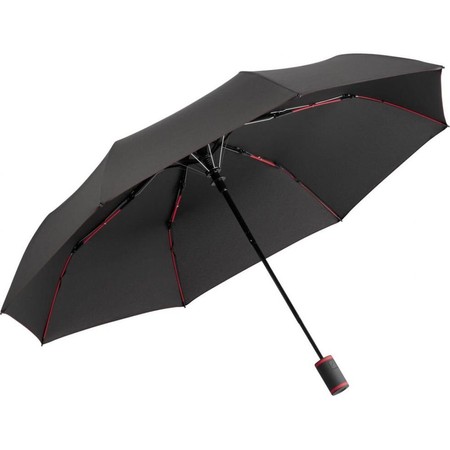 Зонт складной Fare 5583 Антрацит с красным (1054) купить недорого в Ты Купи