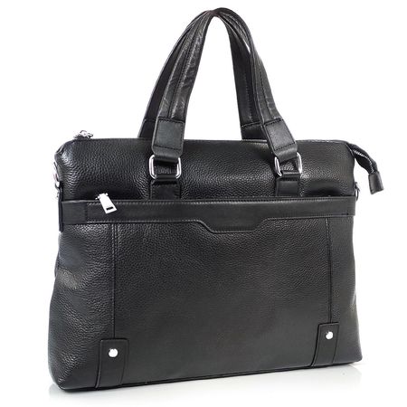 Мужская кожаная сумка для ноутбука Tiding Bag F-A25F-17637A купить недорого в Ты Купи