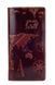 Кожаное портмоне Hi Art WP-05 Crystal Сognac 7 Wonders of the World Коньячный