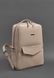 Жіночий шкіряний рюкзак Cooper світло-бежевий краст BN-BAG-19-LIGHT-BEIGE