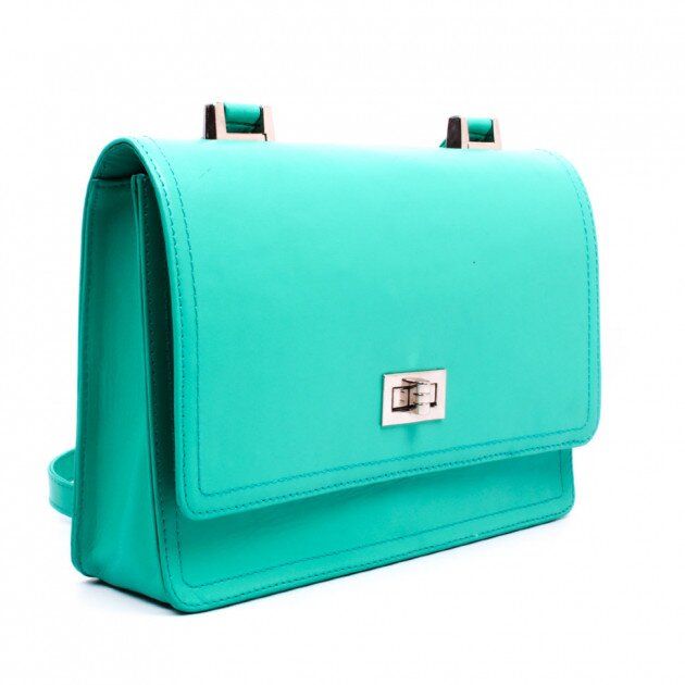 Женская кожаная зеленая сумка Valenta ВЕ609239 купить недорого в Ты Купи
