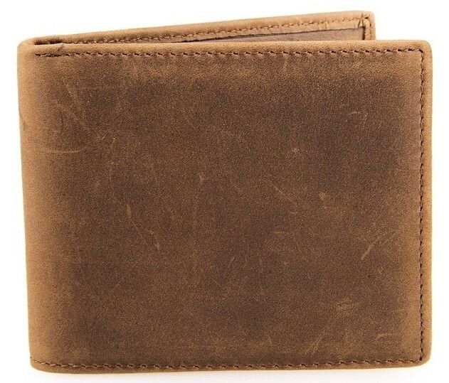 Чоловічий шкіряний гаманець Vintage 14439 Коричневий купити недорого в Ти Купи